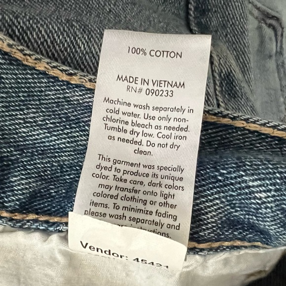 PacSun Ultra High Rise Slim Destroyed Denim Jeans - Picture 7 of 8